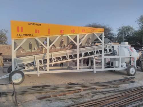 Conveyor Belt Concrete Batching Plant