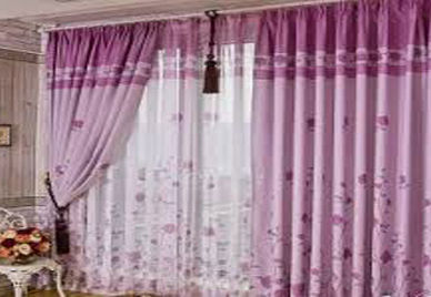 Eco Friendly Cotton And Silk Curtain