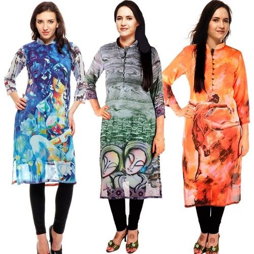 Fancy Digital Prints Kurti