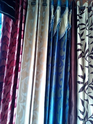 Printed Silk Curtain