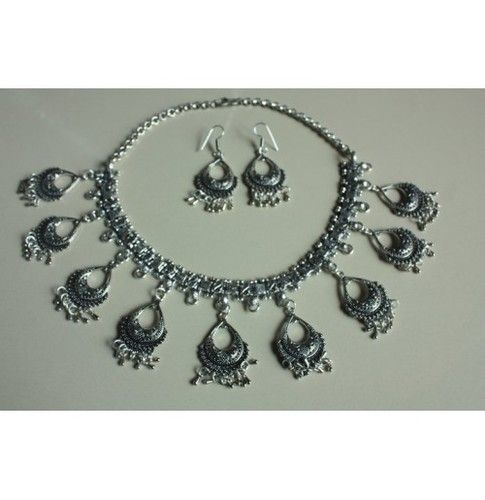 German Silver Necklace Set