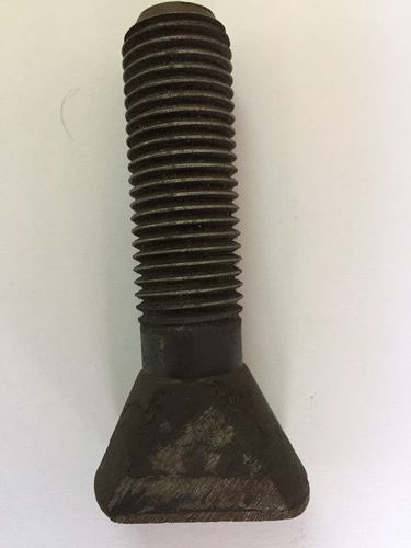 White Oval Head Bolt