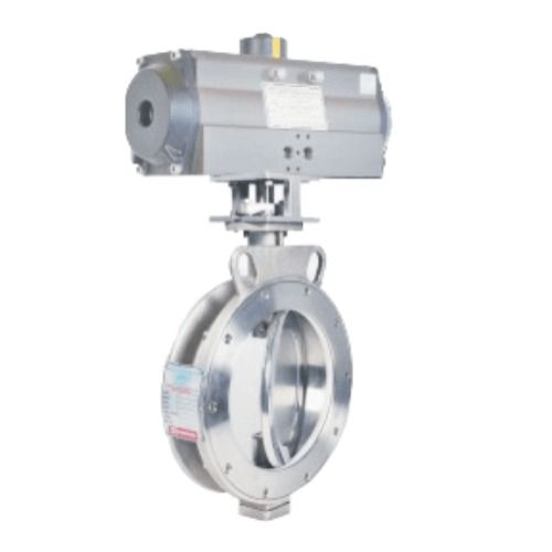 Spherical Disc Valve With Pneumatic Rotary Actuator