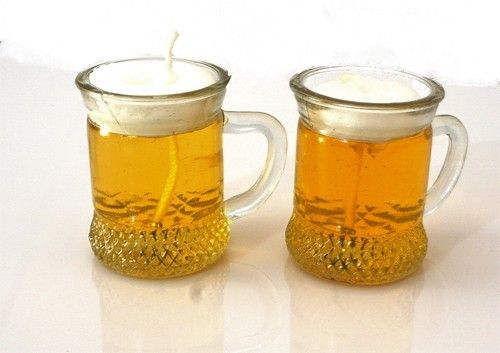 Beer Mug Candles