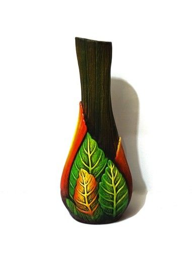 Leaf Finish Medium Flower Vases
