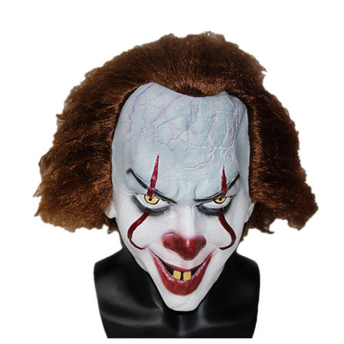 Beige X-Merry Horror Clown Joker Mask