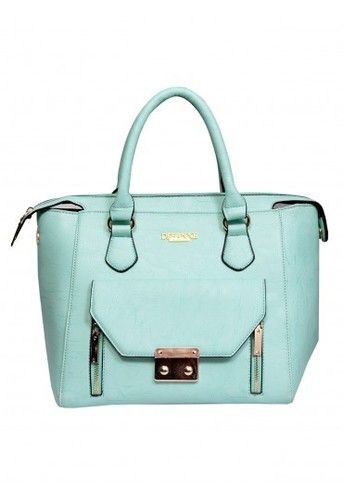 new look green handbag