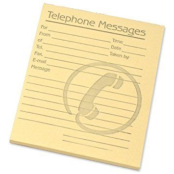 Message Pad - Sticky Surface, Various Sizes , Tear Resistant and Lightweight Design