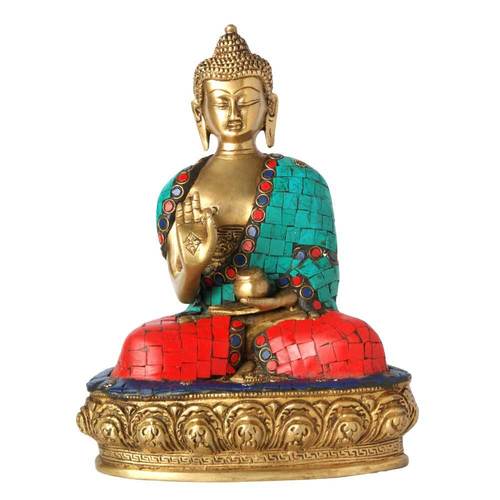 Brass Sitting Buddha