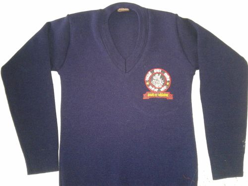 School Sweater - Premium Cashmill Wool Blend, Excellent Finishing with Daffodil Accents