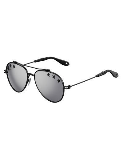 Metal Aviator Sunglasses