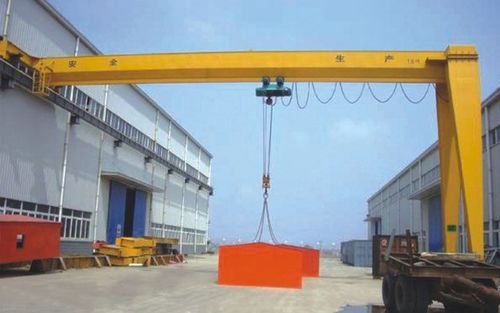 5 Ton Warehouse Mhb Electric Hoist Semi Gantry Crane Application: Widely