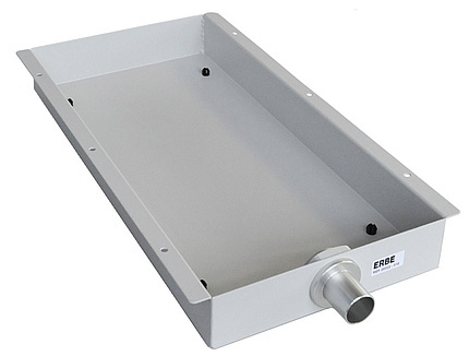 Evacuation Element With Connector A  22 Mm For IES 2 - Metal 395x200x49 Mm, Easy Operation, Simple Install, Manual Cleaning