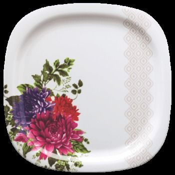 Smart Dinning Square Full 10 Inch Melamine Plate