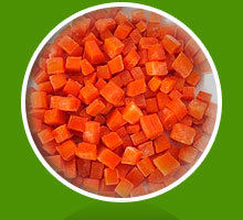 Frozen Carrot Dices