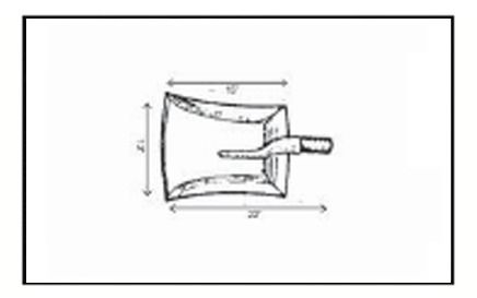 Brown Hdpe Shovel Hyginic