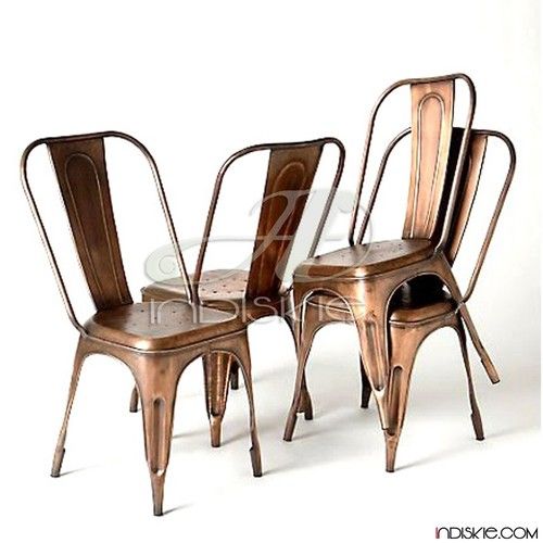 Metal Cafe Chairs 