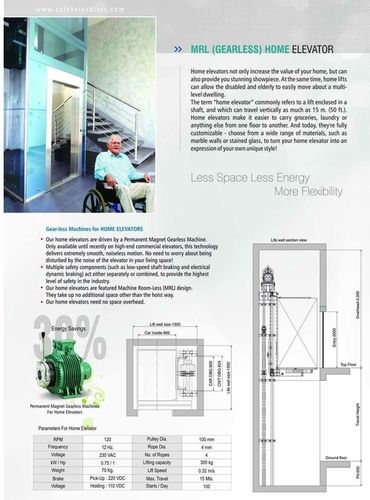 Home Lift Application: For Construction