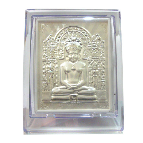 999 Silver Lord Mahavira Article Size: 10.5X8.5Cm