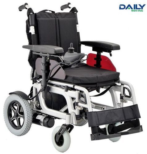 Al Frame Folding Comfortable Power Wheelchair With Different Seat Size