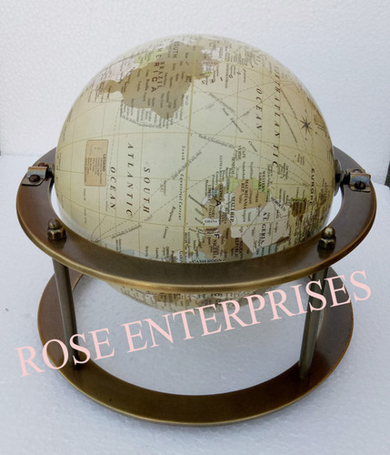 Desktop Ring World Map Globes Dimensions: 10 X 10 X 9 Inch (In)