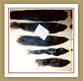 Silky Single Drawn Straight Human Hair