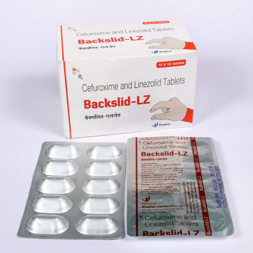 Backslid LZ Tablet Cefuroxime And Linezolid Tablets