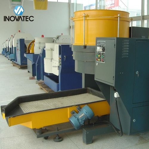 Centrifugal Disc Polishing Machine Automatic Unloading