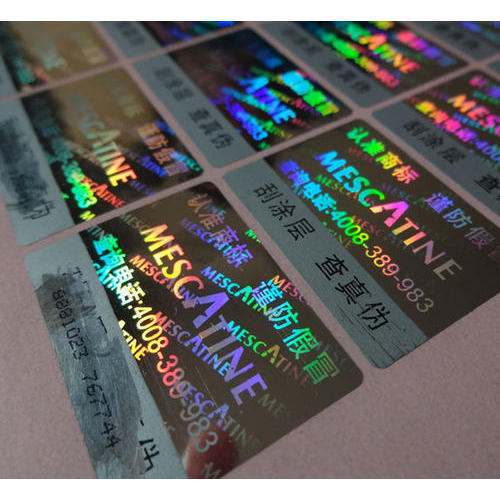 Holographic Scratch Label
