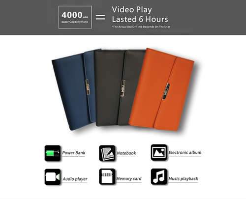 4000Mah Portable Power Bank Body Material: Pu