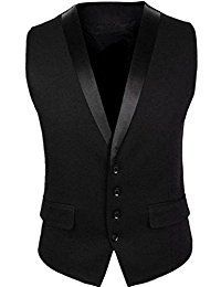 No Fade Black Color Imported Mens Waistcoats