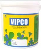 Vipco Interior Ceiling Emulsion - Ultra White, Superior Hiding & Brilliant Whiteness | High Quality Raw Material, Tested for Quality Assurance