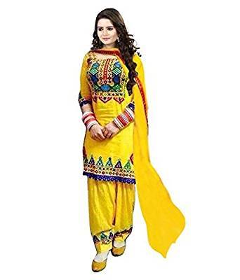 Yellow Salwar Kameez - Premium Quality Fabric, Ethnic Design for All Occasions