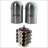 Decorative Metal Kitchen Canister 
