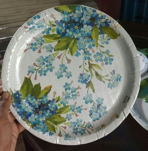 Disposable Printed Paper Plates