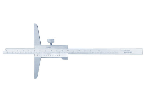 Depth Vernier Caliper - High-Quality Stainless Steel, Precision Measurement Tool for Depth Assessment