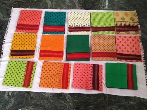 10-15 Colors For Each Design Cotton Sungudi Sarees