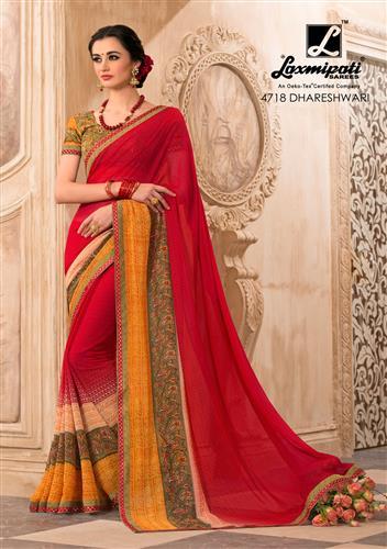 Laxmipati Multicolor Georgette Sarees