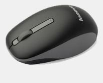  Lenovo Wireless Mouse N100 (काला) 