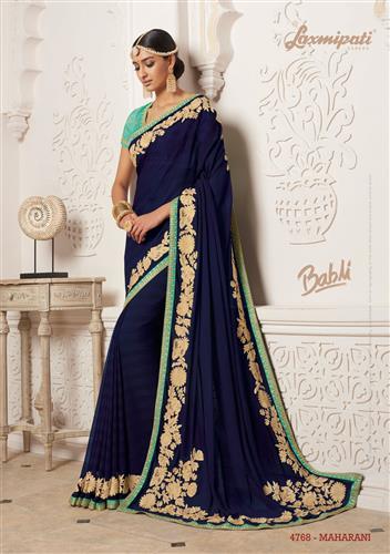 Buy Laxmipati Sarees Embroidered Bollywood Chiffon Light Green Sarees  Online @ Best Price In India | Flipkart.com