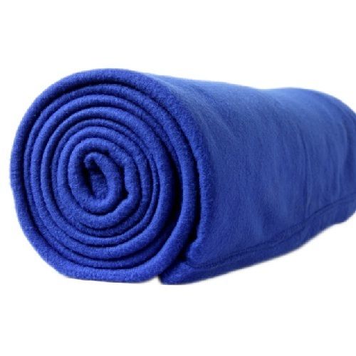 Blue Color Fleece Blanket Size: As Per Customer