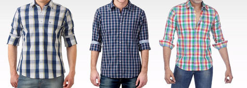 Check Design Mens Shirts Age Group: Customized Buyers Choice