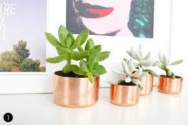 Copper Flower Vases