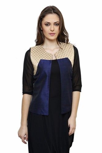 Navy Blue Ladies Short Jacket