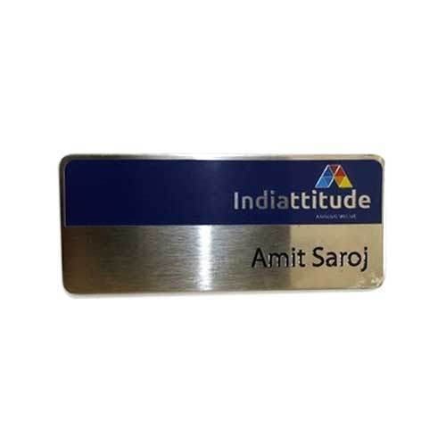 Metal Name Badges - Premium Metal Finish, Durable Long-Lasting Quality