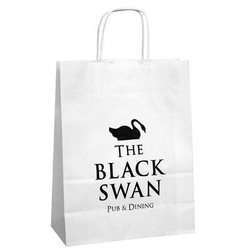 White Paper Printed Bags