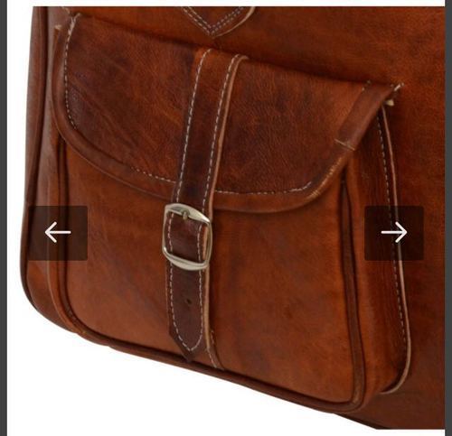 Leather Laptop Bag - Genuine Leather Material, Spacious Design | Stylish Shoulder Bag for Professionals