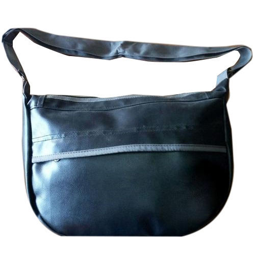 Brass Polish Mens Leather Side Bag