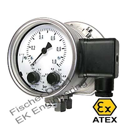 Fischer Ds21 Atex Industrial Dp स्विच - थर्मल ऑयल फ्लो मॉनिटर