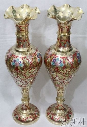 Designer Copper Handicraft Vases